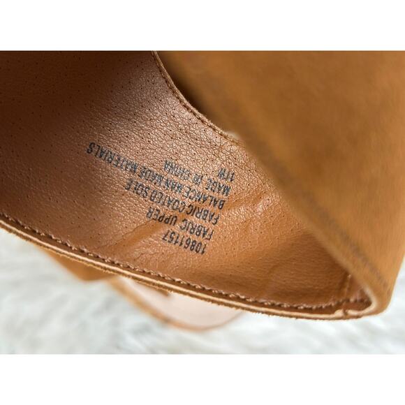 Torrid Shoes Womens Size 11W Brown Cognac Cork Mini Wedge Sandals Ankle Strap - Picture 5 of 9